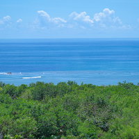 翁浜沖の小規模な海底噴火の様子の写真