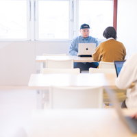 小高パイオニアヴィレッジでのコワーキング会議の写真