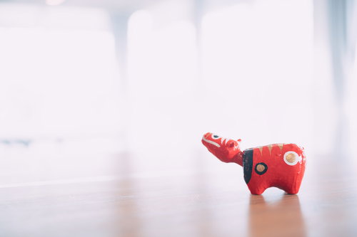 KUMAPREの赤べこ、福島県大熊町の伝統工芸品