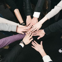 社員一丸になってがんばります！の写真