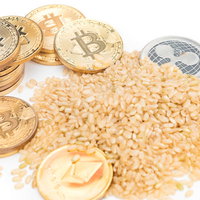 玄米食べて仮想通貨で億万長者の写真