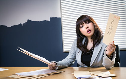 また退職届が届いた