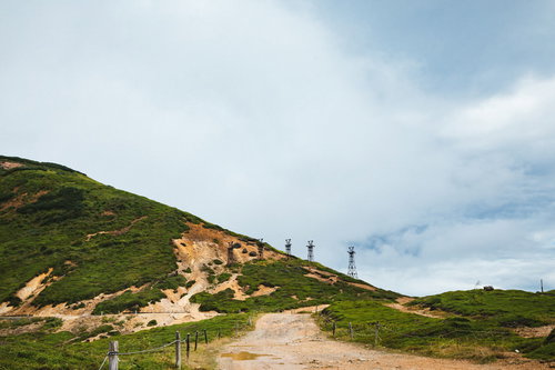 雨が過ぎ去った後の毛無峠