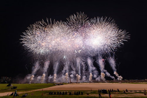 江戸川区花火大会のスターマイン
