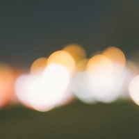 玉ボケのイルミネーションの写真