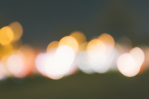 玉ボケのイルミネーション