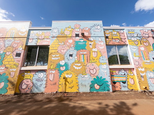 ハワイ・カカアコウォールアートの人気インスタ映えスポット