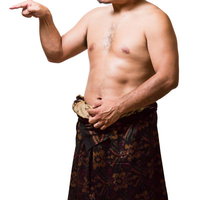 天罰が下ったとイキる死亡フラグの男性の写真