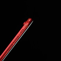 赤いスマホの切り替えボタン（OFF）の写真