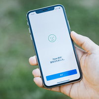 iPhoneXのFace IDセットアップと顔認証の写真