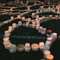 幽玄の美しさ「ボシ灯ろうまつり」の様子の写真