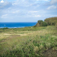 米軍IWOパブ屋上から観た大阪山陣地方面の写真