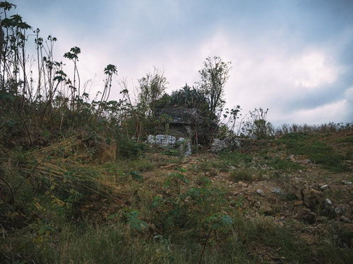 丘の上に残る海軍南地区砲台群