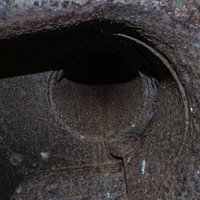 高角砲砲尾の写真