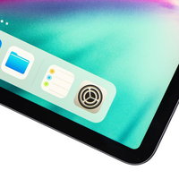iPad Pro 2018のホーム画面に整列するデフォルトアプリアイコンの写真