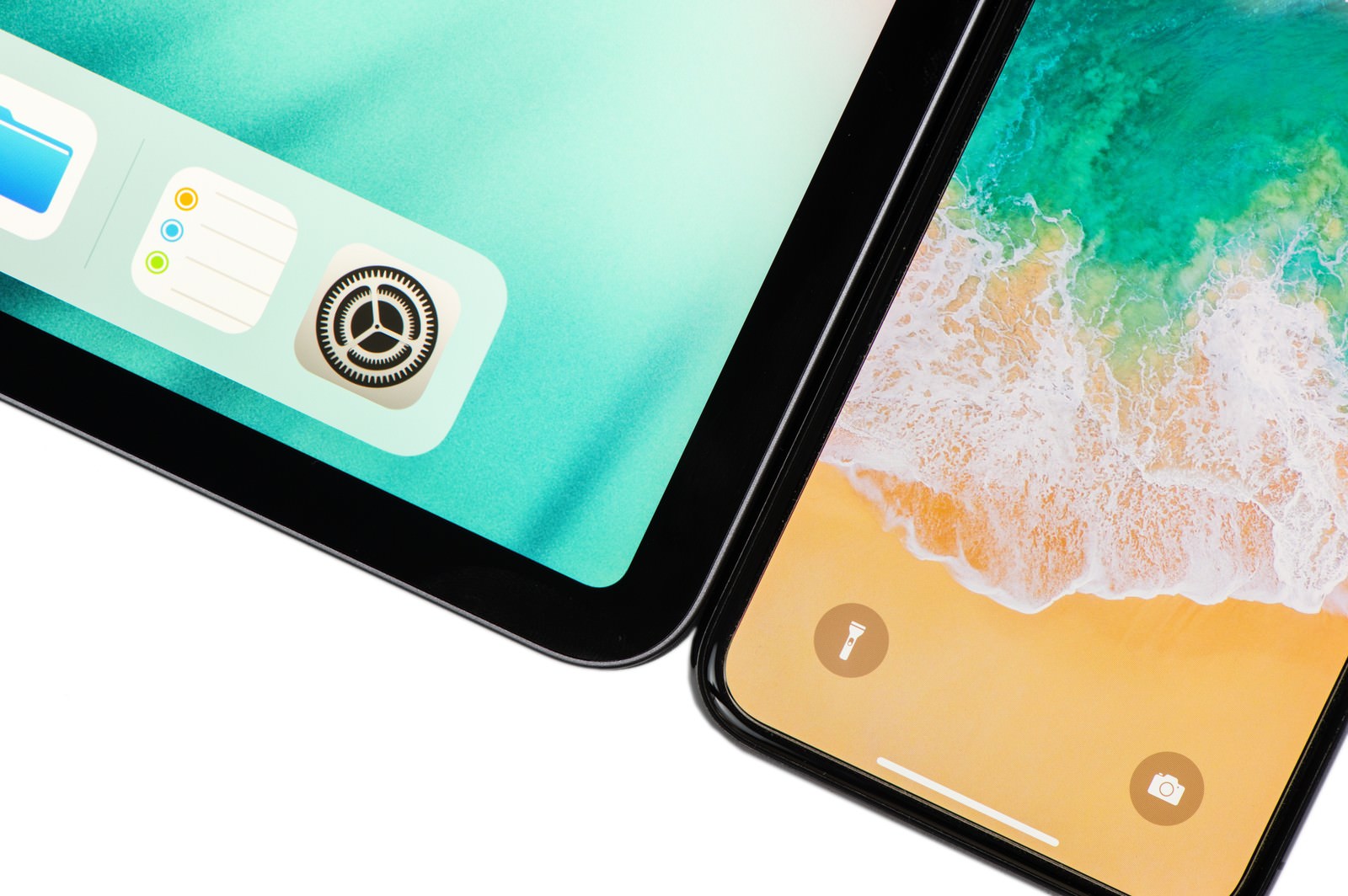 iPad ProとiPhone Xのベゼル比較