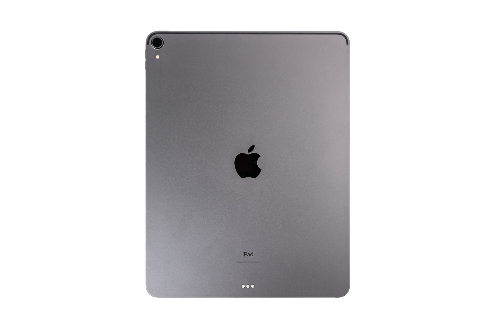 iPad Proのスペースグレー背面