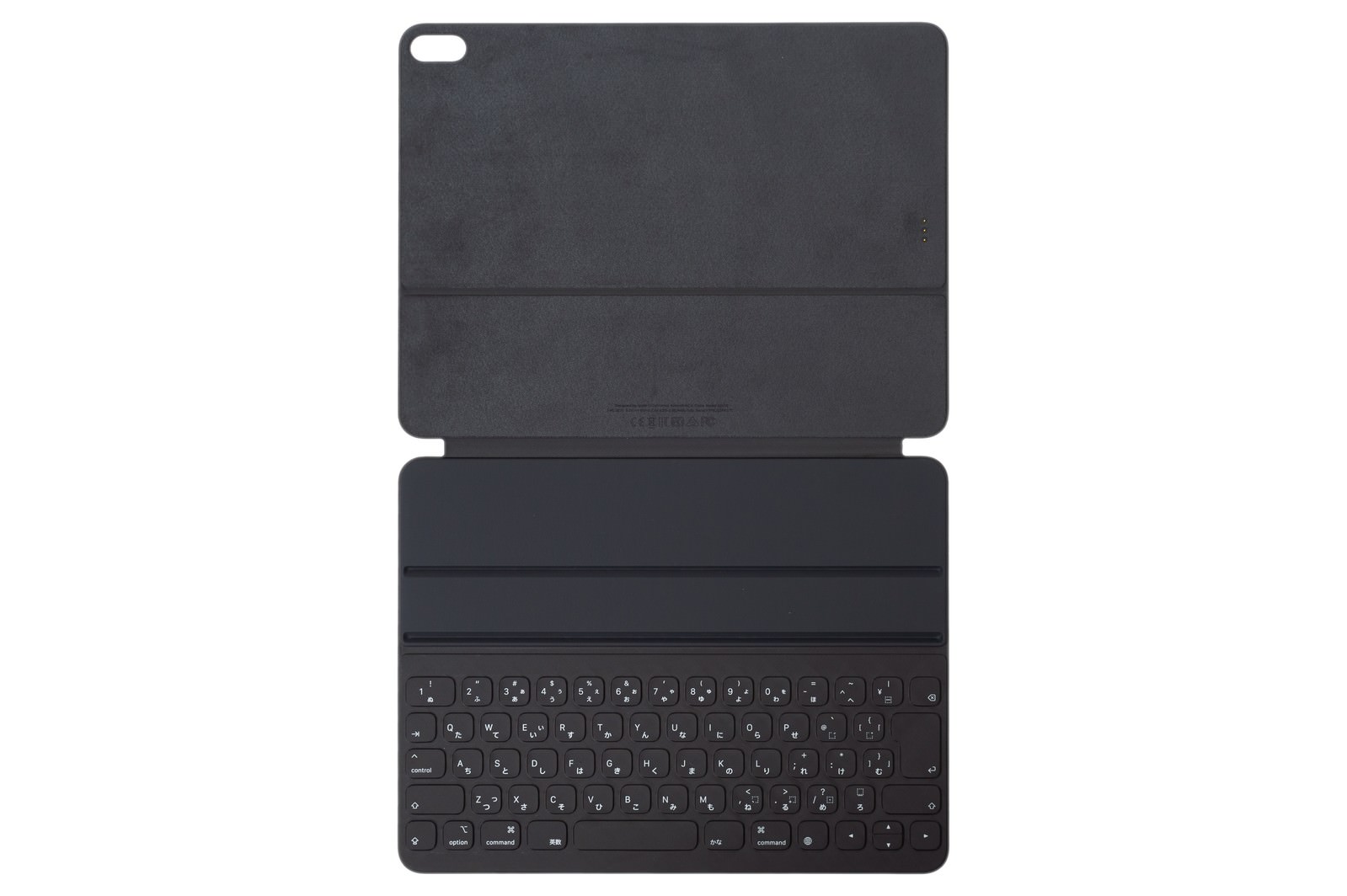 iPad Pro用Folioキーボードカバーを開いた状態