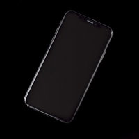 iPhone X スペースグレイ、画面OFF状態の写真