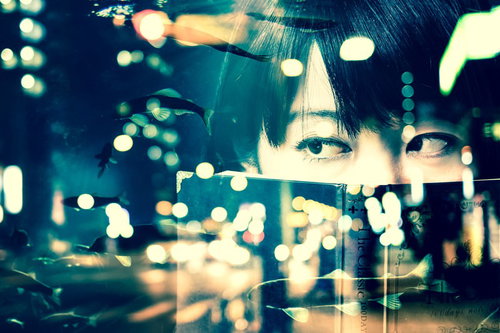 見つけた。ずっと探してたあの女・・・（フォトモンタージュ）