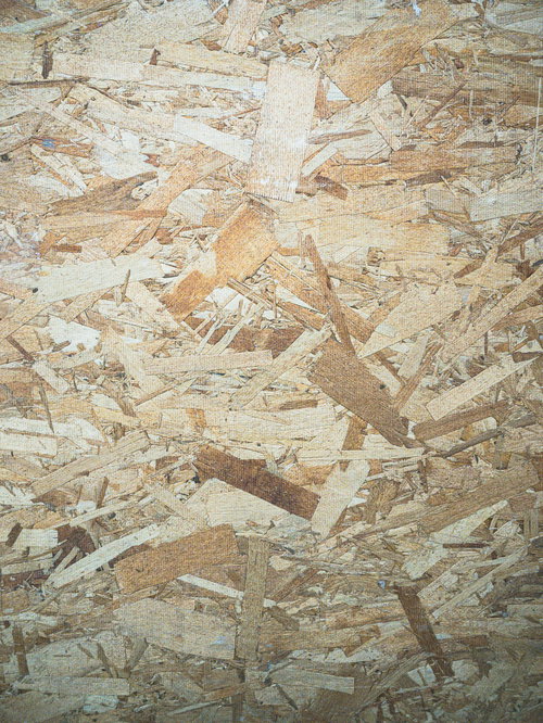 木材を圧縮したOSBボードのテクスチャー