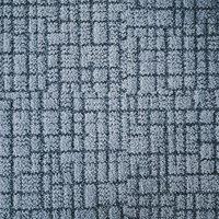 グレーの格子模様が入った擦れた絨毯のテクスチャーの写真