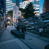 禪院班集合場所、渋谷マークシティのレストランアベニュー入口の写真