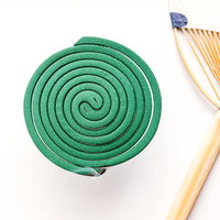 渦巻型の蚊取り線香を分離せずに使用した結果、こんなことになったの写真