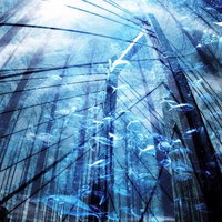 沈没都市（フォトモンタージュ）の写真