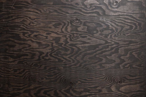 深い木目テクスチャーの板壁、年輪と節が複雑に入り組んだ自然な木製壁材