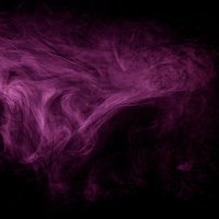 滞留する紫色のガスが流動する魔晄エフェクトの写真