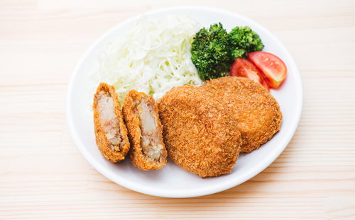 台風が来たからコロッケ！