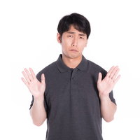 モンスタークレーマーにお手上げの写真