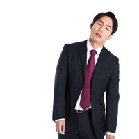 立ちながら寝る器用な社畜の写真