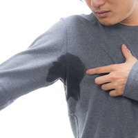 ワキガと脇汗のコンボに悩む男性の体臭対策の写真