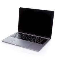 シルバーのMacBook Pro 13インチ（タッチバーなし）の写真
