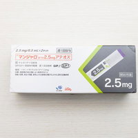 GIP/GLP-1受容体作動薬マンジャロ2.5mgの注射用キットの写真