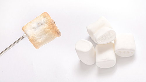 こんがり焼いたマシュマロのふわふわ食感