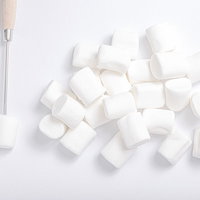 白いマシュマロはホワイトデーのお返しに最適なスイーツの写真