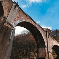 群馬県安中市にある鉄道橋「碓氷第三橋梁」の写真
