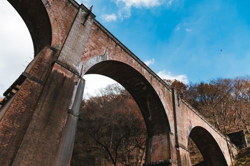 群馬県安中市にある鉄道橋「碓氷第三橋梁」