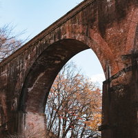煉瓦アーチ（群馬県めがね橋）の写真