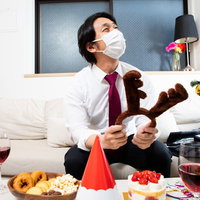 今年もクリぼっちが確定した様子の写真