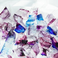 色とりどりの琥珀糖いろいろの写真