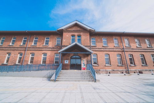 門司港レトロ地区の九州鉄道記念館