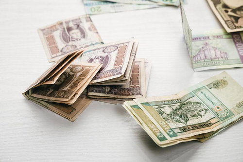 トゥグルグ（モンゴル）の紙幣