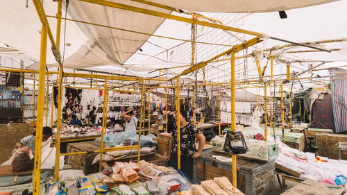 モンゴルの活気あふれるナラントール市場