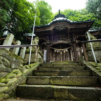 群馬県の長野原町にある王城山にある「王城山神社」の写真