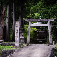 相倉集落の村社地主神社｜五箇山の世界遺産合掌造り集落の写真