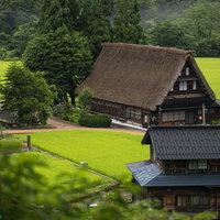 懐かしい昭和の田舎を堪能できる五箇山菅沼の合掌造り集落の写真